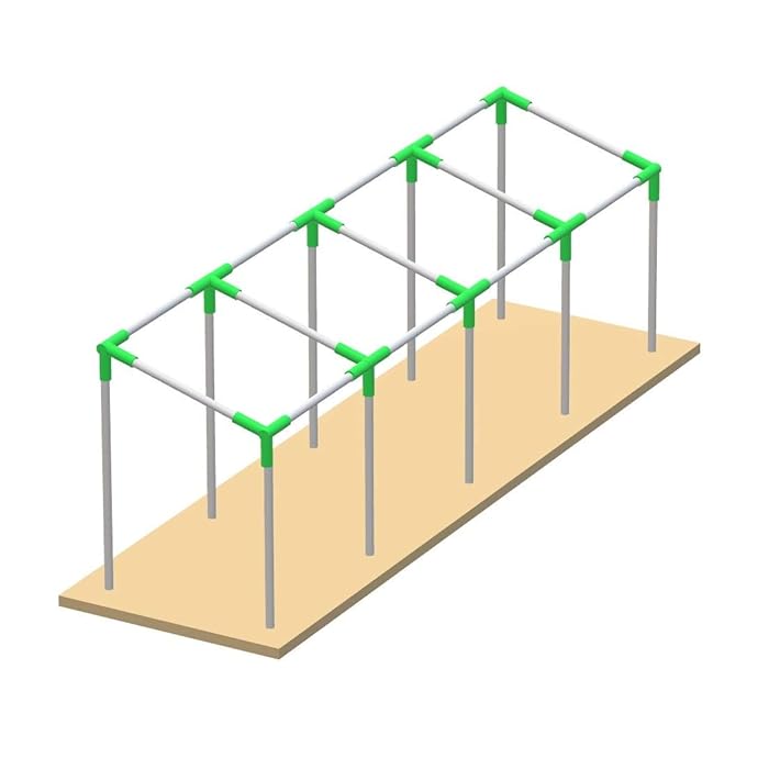 Buy GoodsZone Canopy Fittings Kit 1 3/8" Slant roof Shelter Carport