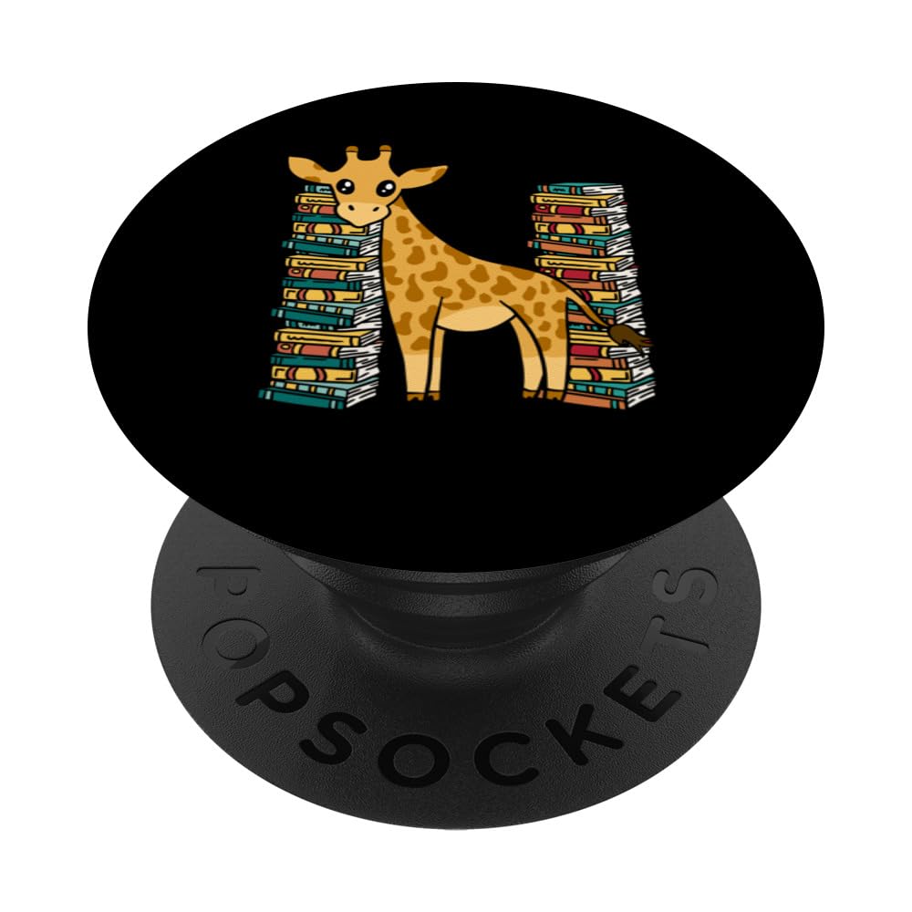 Carrying Books Cute Bookworm Boys Kids Librarian Men PopSockets Swappable PopGrip