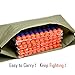 Nerf Darts Soft Foam Nerf Bullets 500 PCS Refill Pack for Nerf N-Strike Elite Series Blasters Toy Gun - Blue with Storage Bag