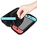 Albabara Nintendo Switch Deluxe Game Traveler Carrying Case Portable & Protective Hard Case Shell Pouch for Nintendo Switch Console & Accessories, 20 Game Card Slots Storage Case – Blackthumb 4