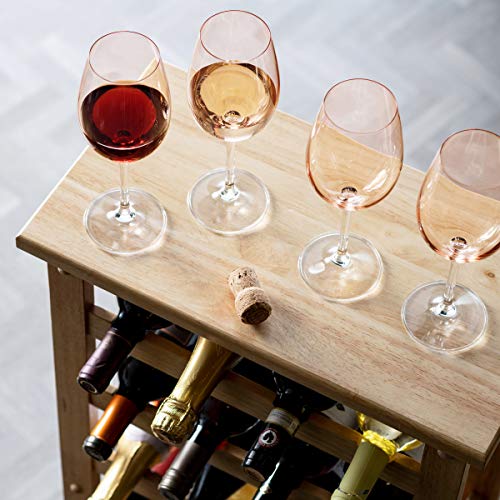 Godinger Wine Glasses, Stemmed Wine Glass Goblet Beverage Cups