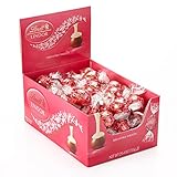 LINDOR Valentine Milk with White Chocolate Truffles Box, 60ct