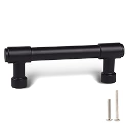 khtumeware Matte Black Cabinet Pulls - Center to