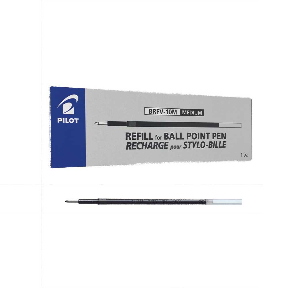 Pilot Refill for Acroball/Acroball Deluxe Medium Ballpoint 1.0 mm Tip - Black, Box of 12 — image 1