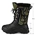 Men's Waterproof Rain Boot Mid Calf Winter Snow Warm Boots Garden Fishing Outdoor Shoes