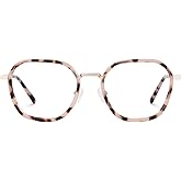 Zeelool Glasses Frames for Women Geometric Blue Light Glasses Fashion Light Designer Eyeglasses Anti Eyestrain Mitchell
