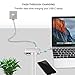 USB C Hub, Letscom 7 ports Type C Hub with USBC Charging Port, HDMI Port, 3 USB 3.0 Ports, SD & MicroSD Card Reader, Portable for MacBook Pro, Chromebook Pixel and More Type-C Devices (Silver)