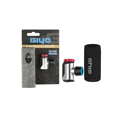 Ethic Mini Bike CO2-Pumpen ohne Gasflasche, für Schrader & Presta Valve ? Tragbare Fahrradpumpe, Notfallpumpe ? Leichte Fahrr