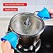 Silicone Heat Resistant Cooking Pinch Mitts, Mini Oven Mitts, Gloves, Cooking Pinch Grips, Pot Holder and potholder for kitchen, byTopshome(Blue)