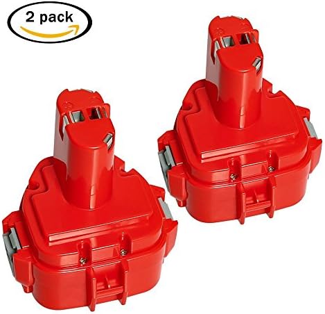 NeBatte 12V 3000mAh Ni-Mh battery replacement for Makita 1233/1234/1235/1235B/1235F/192696-2/192698-8/192698-A/193138-9/193157-5 Makita Cordless Tool(2 pack) ¡Â