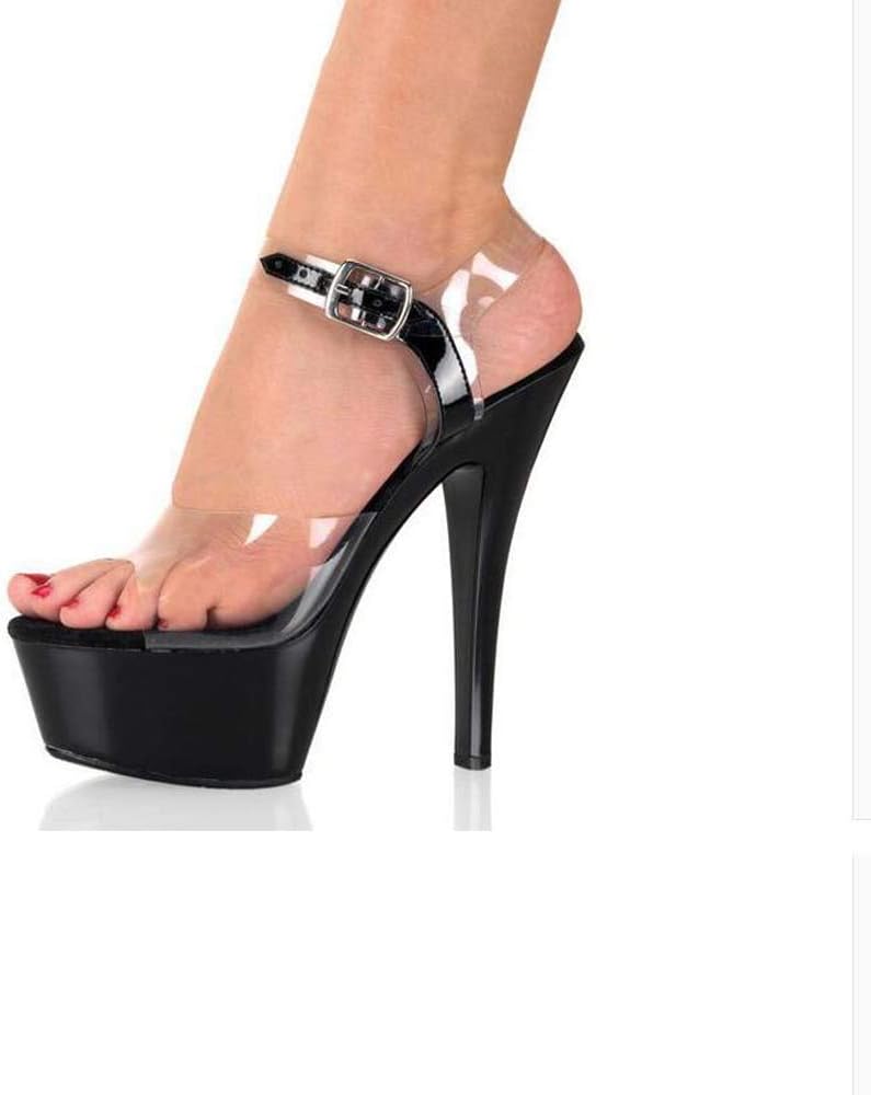 clear pole dancing shoes