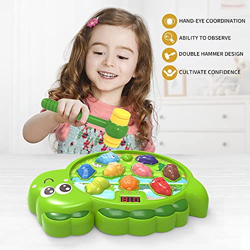NETNEW Whack A Dinosaur Toys Game for 3 4 5 6 Years Old Boys Girls Toddlers Interactive Learning