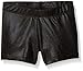 Gia-Mia Dance Big Girls Metallic Short, Black, Large