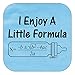 Funny Baby Clothes Enjoy a Little Formula Funny Math Nerd Bodysuit 6 Months Light Blue