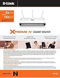 Enrutador Gigabit extreme n inalámbrico D Link N300 Mbps (DIR 655)