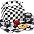Black and White Gingham Check Party Supplies - Filled Favor Boxes for 4