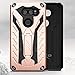 LG V30 Case - Zizo [Static Series] Shockproof [Military Grade Drop Tested] w/ Kickstand [LG V30 Heavy Duty Case] Impact Resistant, Rose Gold/Black