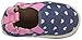 Robeez Girls' Heart Mania Slip-on, Heart Mania Navy, 12-18 Months M US Infant