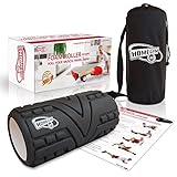 HomeGym 4U High Density Foam Roller - Instant Myofascial Release, Physical Therapy, Massage Muscle Relief, Trigger Points, Tension, Soreness, Cramping, Injury Prevention - Deep Tissue Recovery