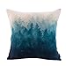 JES&MEDIS Forest Scenery Series Cotton Linen Decorative Square Throw Pillow Covers Cushion Case for Home Sofa Bedroom Office Car 18 X 18 Inch 45 X 45 cm