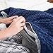 Weighted Blanket Adult Size-For Heavy Stress Relief, Autism, Restless Leg Syndrome & natural calm for anxiety - Gravity Blue 48x72 10 LBS- Blankets made from our best Relaxation Sleep Fabric