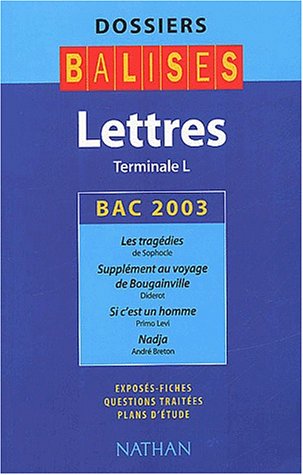 Lettres terminales L