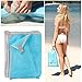 Beach Blanket and Free Microfiber Towel: Large Waterproof,Sand proof Folding Blankets and Accessories.Gear for park,lawn and camping.Oversized Outside rug for Adults and Baby.Compact Portable Travel