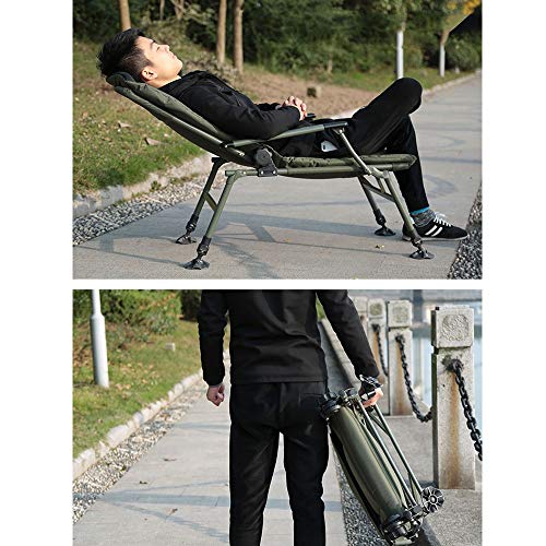 Generic002 Camping Stuhl Tragbare Angelstuhl Folding Angelstuhl Karpfstuhl mit Armlehnen für Outdoor Sketching Director… – Bild 4