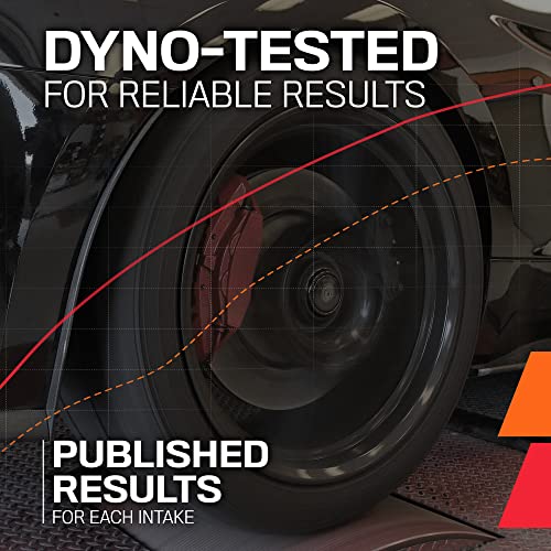 K&N Cold Air Intake Kit Increase Acceleration & Engine Growl, Guaranteed to Increase Horsepower