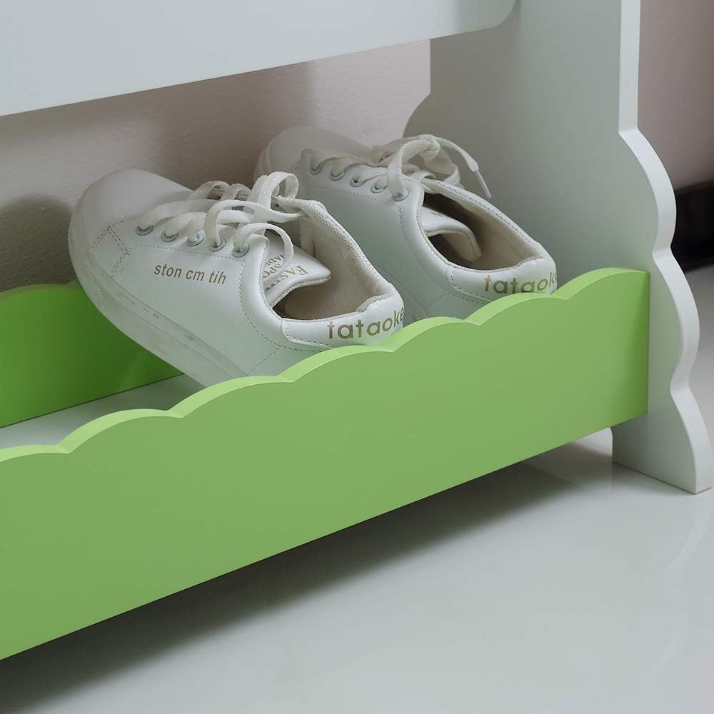Kids Wardrobe Bedroom Furniture, White, Large - Image 5
