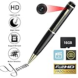YASSUN Spy Pen Camera,16GB 1080P Full HD Mini Hidden Cam with Video and Photo Recorder Dvr