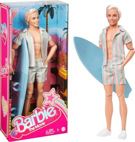 Barbie Movie Ken Doll in Striped Matching Set price in UAE