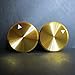 Riverstone Audio - Pair (2 PCS, Gold-Color) Potentiometer Knobs - Solid Aluminum - 25mm Dia.x15mm Height, Volume Control Knob, Amplifier, Electric Guitar, Finish Gold, Fits 6.0 mm Shaft