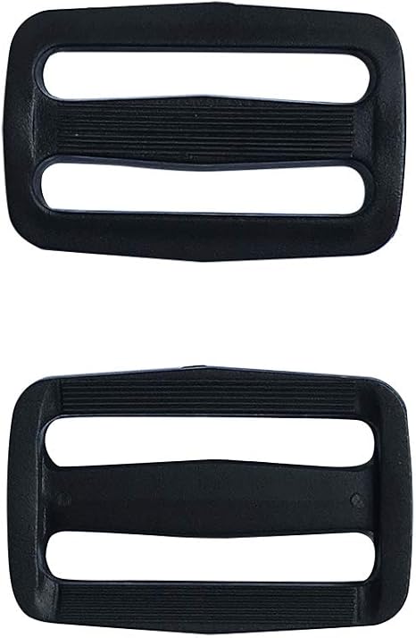 Multi-Size Straps Webbing Slide Triglides Slide Plastic Slide Buckle for Backpack Bag,1 1//5 inch,Q2007