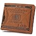 OB OURBAG Slim Wallet for Men, US $100 Dollar Bill PU Leather Bifold Card Holder Wallet Boy Coin Purse, M