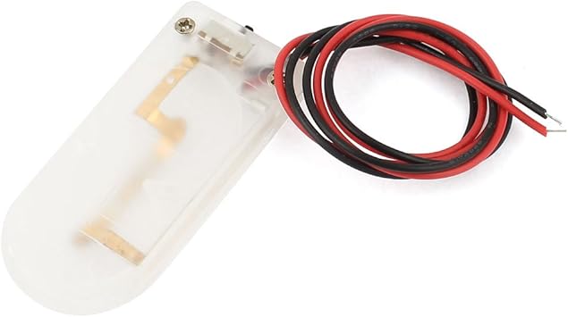 Aexit Cables de plástico transparente 2 Cables 2 x 2032 pilas ...