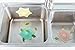 Eunion Shower Drain Hair Catcher Hair Stopper, Hexagonal Starfish Shaped Rubber Strainer-4 Pack in Assorted Colors