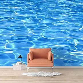 Wall Mural Blue Ocean Deep Sea Removable Self-Adhesive Large Wallpaper - 66x96 inches