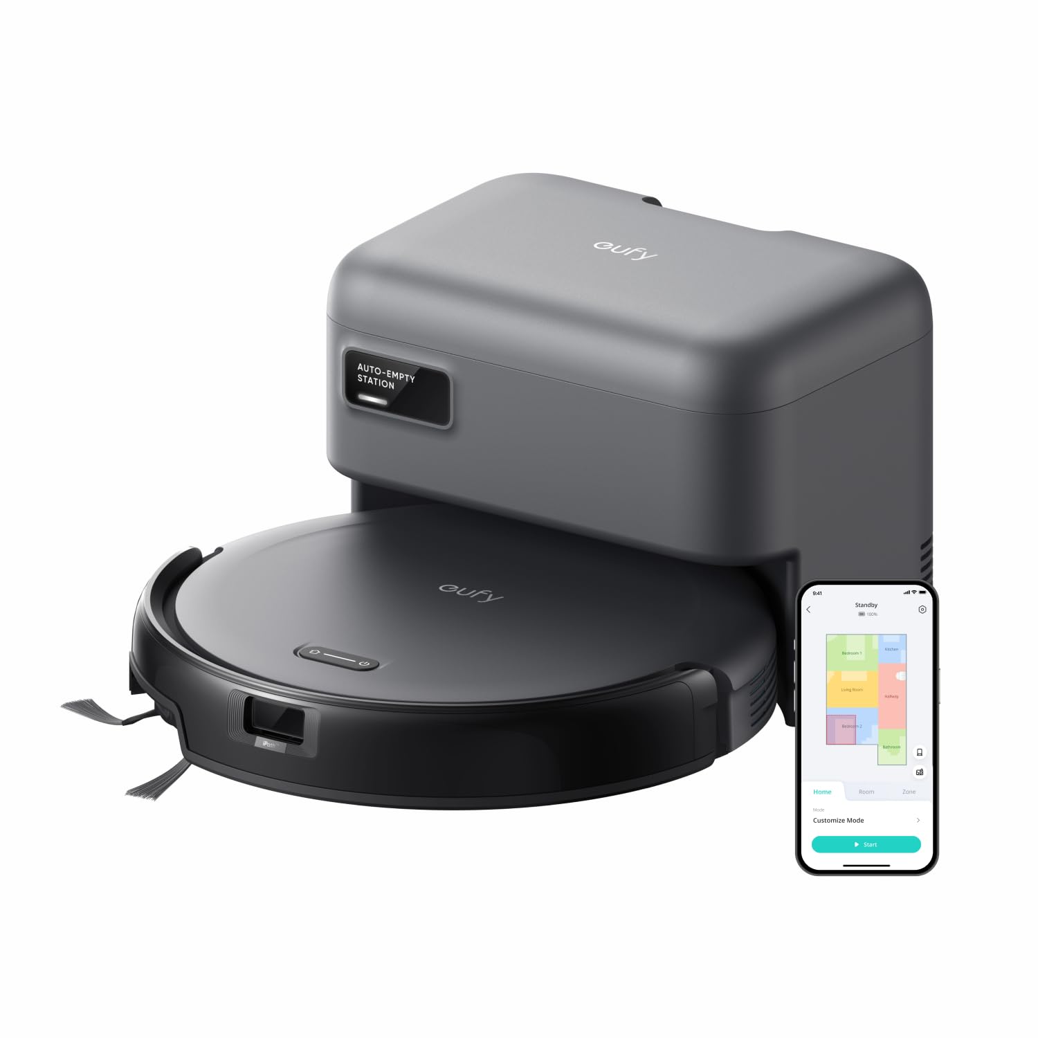 Anker T2292511 Eufy Robot Vacuum Auto-Empty C10 ブラック アンカーの商品画像