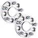 ECCPP Hubcentric Wheel Spacers 5x4.5 to 5x4.5 (2) 25mm 5x114.3 for Ford Jeep Hyundai Genesis Coupe Sedan Veloster Mazda3 Mazda5 Mazda6 RX8 MX5 CX7 MX6