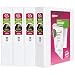 Avery 1.5" Durable View 3 Ring Binder, Slant Ring, Holds 8.5" x 11" Paper, 4 White Binders (17022) primary