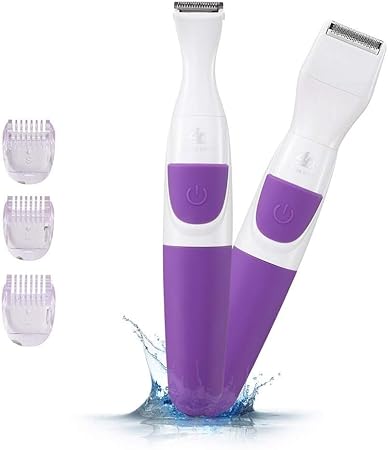 GxYue Afeitadora eléctrica para Mujer 2 en 1 Bikini Trimmer para ...