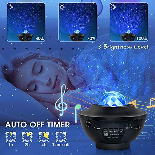 OTTOLIVES-Star-Projector-Night-Light-2-in-1-Star-Galaxy-Projector-LED-Nebula-CloudRotatable-Ocean-Wave-Projector-with-Remote-Control-Bluetooth-Music-Speaker-for-Kids-Adults-Bedroom-Decoration