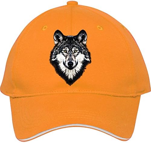 Summer Wolf Portrait Adjustable Snapback Cap Hat For Men Baseball Cap