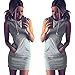 Lookatool Fashion Womens Summer Casual Sleeveless Hoody Dress