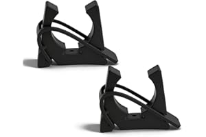 PIHIL Boat Hook Holder, Push Pole Holders, Quick Release Rubber Spring Clamp Oar Holder with Rubber Spring Straps, for Gaff, 