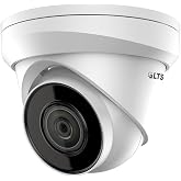 LTS CMIP1042W-28MA | 4MP WiFi Turret Security Camera with Audio | 2.8mm Wide Angle | 100ft IR Night Vision | IP66 Outdoor
