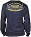Honda Mens Goldwing Tour Collection Long-Sleeve T-Shirt, Navy, X-Large