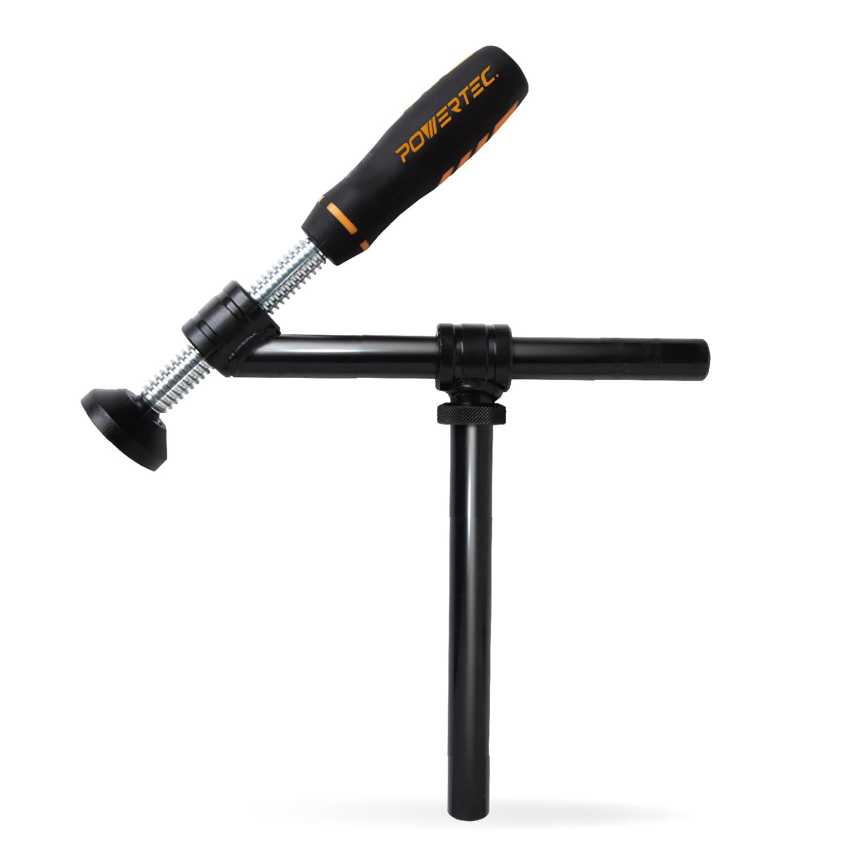 POWERTEC 71773 45° Screw Clamp, Fits 3/4" Bench Dog Holes, Woodworking Clamps Series - 1 Pack Image