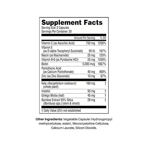 HairAnew-Focused-Hair-Formula-For-Women-For-Stronger-Thicker-Healthier-Hair-5000-Biotin-PLUS-Key-Hair-Vitamins-Minerals-Nutrients-Independently-Tested-Vegan-Gluten-Free-Non-GMO HairAnew: Focused Hair Formula For Women - For Stronger, Thicker, Healthier Hair - 5000 Biotin PLUS Key Hair Vitamins…